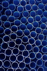 abstract stack of round tube