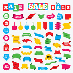Fototapeta premium Sale speech bubble icon. Thank you symbol