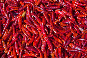 Dried red chili pepper