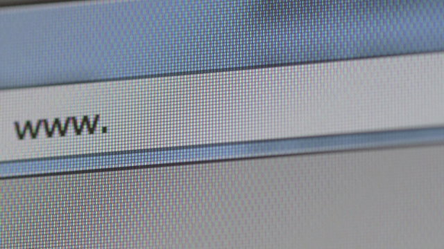 Close-up of internet search text icon