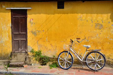 Hoi An old town street view. The UNESCO heritage site in Vietnam