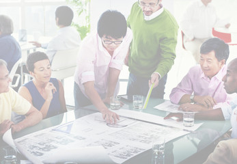 Business People Communication Colleagues Working Concept