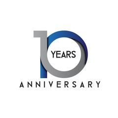 anniversary CIRCCLE MODERN BLUE GRAY