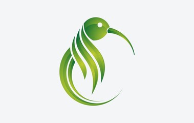 abstract bird calibri