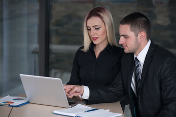 business partners discussing