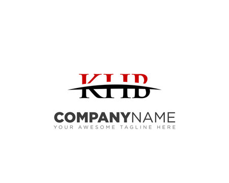 Initial logo KHB, Business logo design
