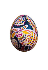 Easter egg painted in folk style