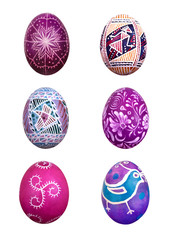 Set of easter eggs