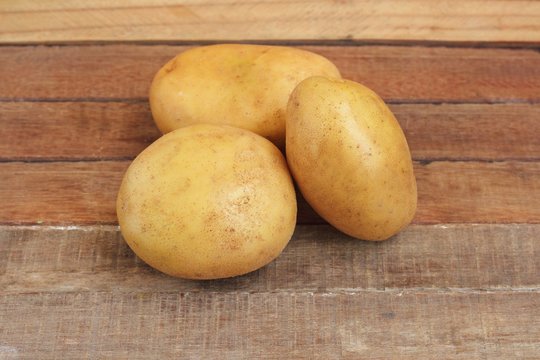 Raw Organic Golden Potatoes