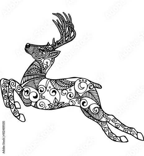 54+ Coloring Book Deer Pictures Picture HD