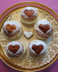 Bun  - Semla - with cream and almond paste