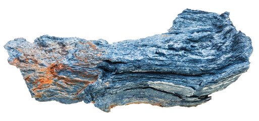 rhodusite (blue asbestos) crystalline rock