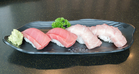 fatty tuna sushi