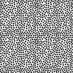 Abstrakcjonistyczny bezszwowy wzór z kropkami w czarny i biały. - 102494166