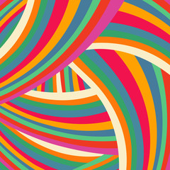 Color abstract striped background