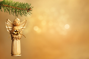 Angel christmas tree decoration