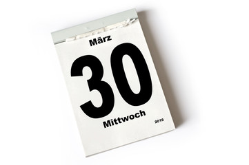 30. März 2016