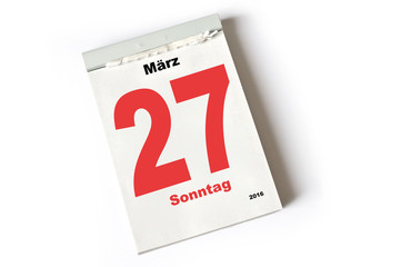 27. März 2016