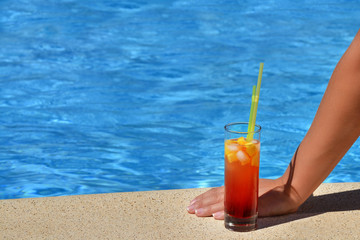 Female beauty enjoying her summer vacation
