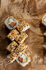 Alaska Roll on Parchment