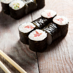 Maki Sushi Set with Soy Sauce