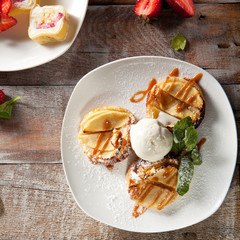 Various Dessert with Tea