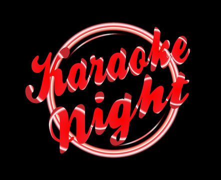 Karaoke Night Florescent Light