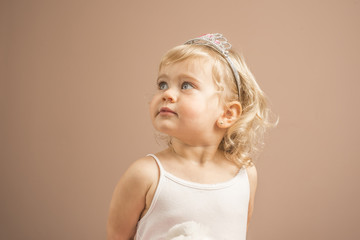 Baby girl  looking up © Maruba
