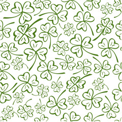Clover seamless pattern