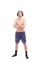 Fototapeta premium photo shoot men in the studio