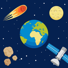 Earth vector illustration
