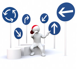 3D Man too many directions