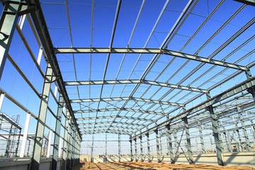 Fototapeta premium Steel frame structure