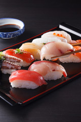 寿司の盛り合せ