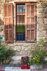 Fototapeta na wymiar small house in Neve Tzedek neighborhood in Tel Aviv, Israel