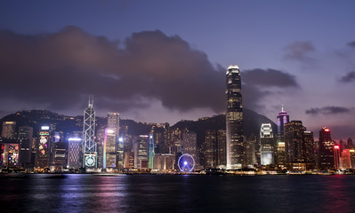 The skyline of Hong Kong is considered one of the best in the world, with the surrounding mountains and Victoria Harbour complementing the skyscrapers