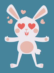 Cute Bunny Crazy in Love