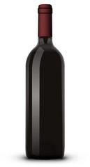 Bouteille de vin rouge 03