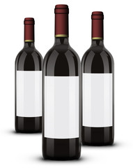 Bouteille de vin rouge 06