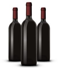 Bouteille de vin rouge 07