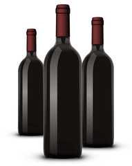 Bouteille de vin rouge 09