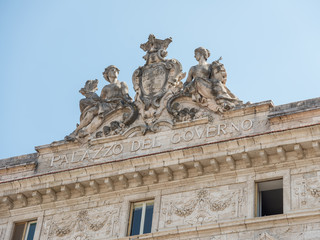 Fototapeta na wymiar Palace of the government - Ascoli - IT