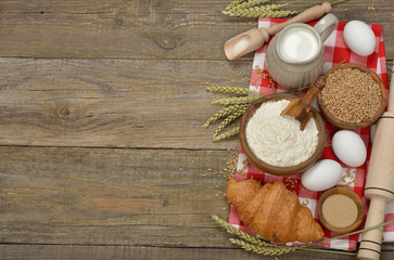 Ingredients for baking