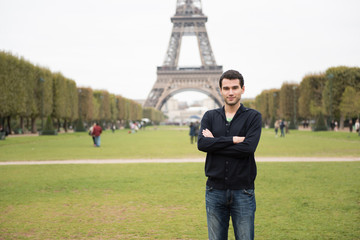 young man in Paris