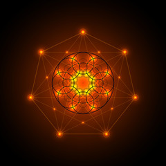 Sacred Geometry. Vector Illustration