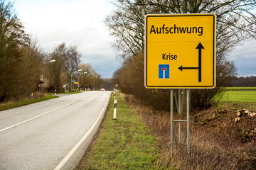 Schild 93 - Aufschwung