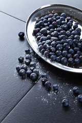 blueberry with sugar