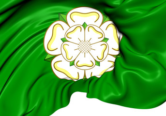 Flag of North Yorkshire, England.