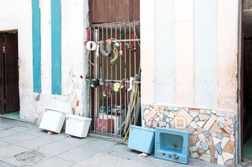 bath accessories shop in the street