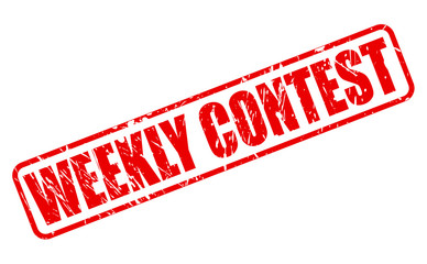Weekly contest red stamp text